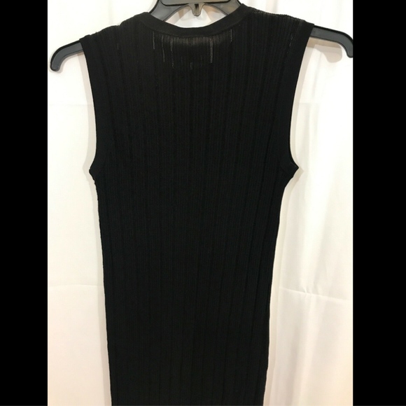 NWT $595 GREY JASON WU‎ Beaded Knit Midi Dress in Black [SZ Small ] - Picture 7 of 8